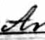 A Example of cursive letter A