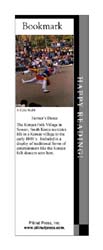 Korean Folk Dancers Bookmark This bookmark depicts Korean folk dancers.