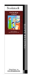 This bookmark depicts the book titled Can You Keep a Secret?.