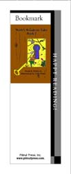 This bookmark depicts the book titled Webb's Wondrous Tales Book 2.