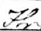 F Example of cursive letter F