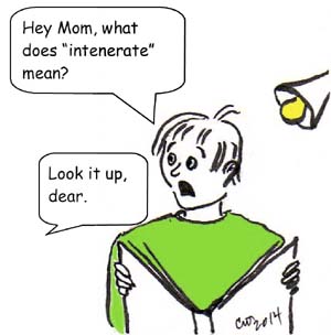 Look it up Cartoon Cartoon about dictionaries.